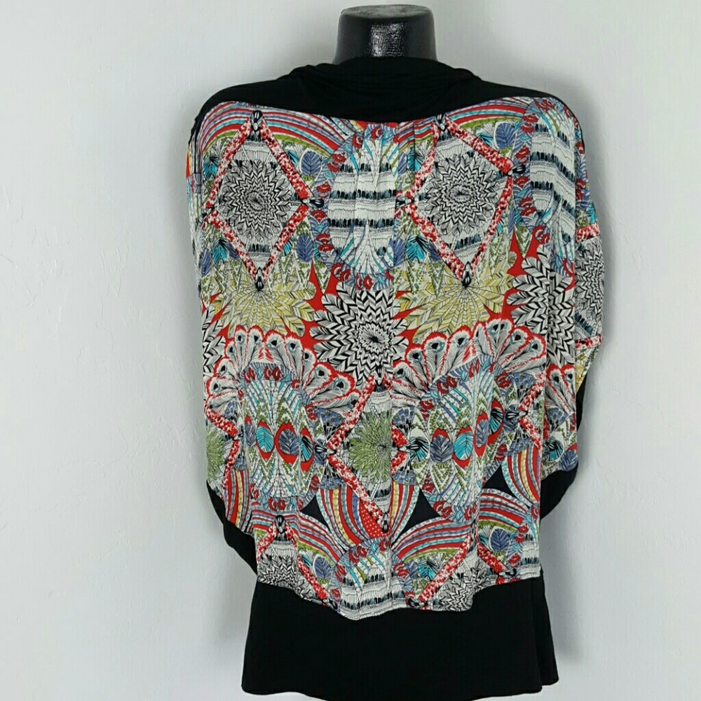 Anthropologie Tolani Lauren top cardigan silk viscose open front women SZ S New